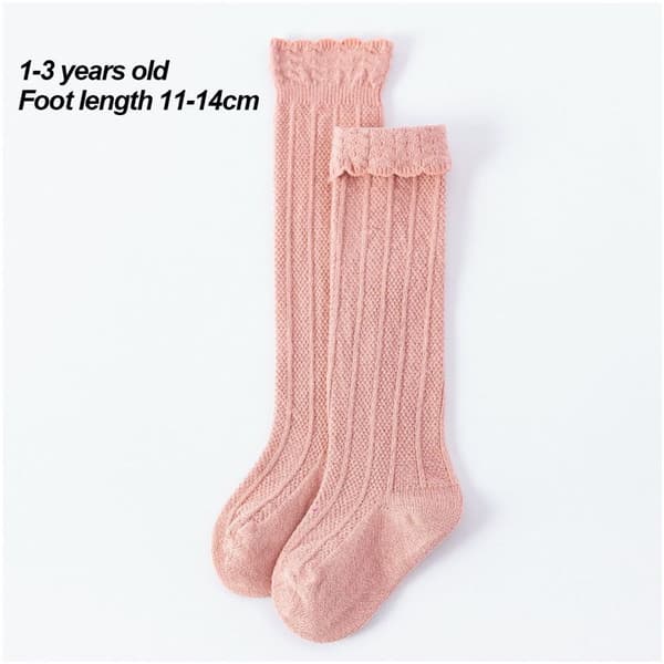 Knæhøje sokker til nyfødte, småbørn, 1 til 3 år KLB