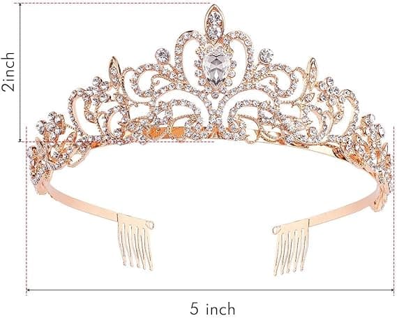 Rhinestone Kam Krystalkrone til Bryllupskroner Bryllupsbal