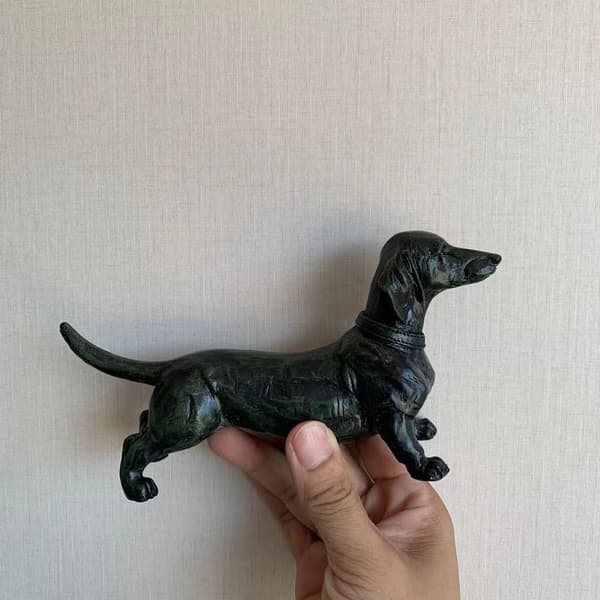 Dachshund ornament Dachshund ornament ornament Hund Antikk stil Samleobjekt
