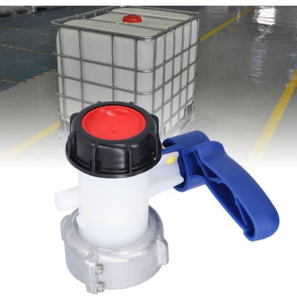 Universal IBC Adapter DN50 1000L Afspærringsventil Dræn sommerfugleventil Kompatibel med Regnvandstank IBC Tank