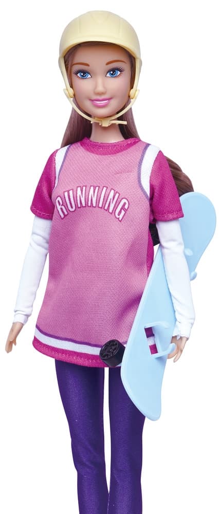 Anlily Dukke med Snowboard