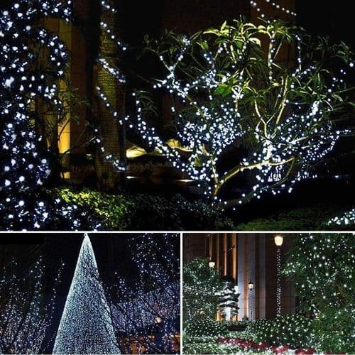 20 m pitkä valonauha 200 LED-lampulla sisä- ja ulkokäyttöön