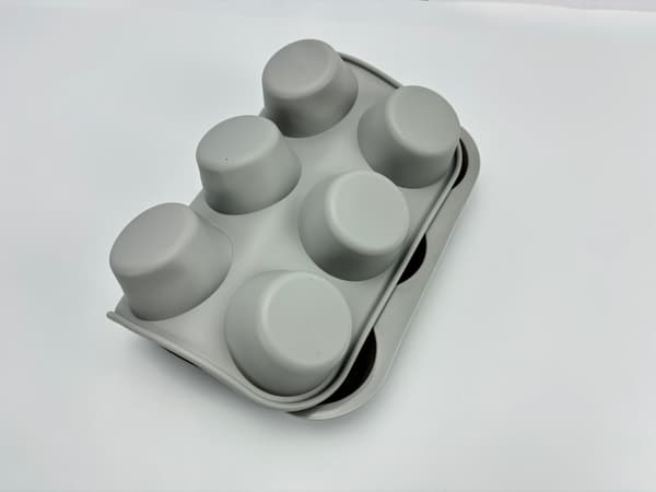 Silikonkakeform - Muffinsform med 12 kopper Grå Grey 129