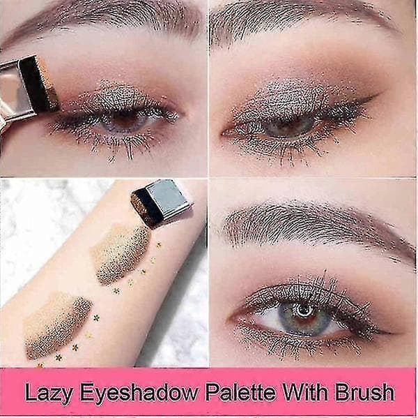 Eyeshadow Quick-drying Double Gradient Eyeshadow Easy to Use Long-lasting Waterproof Eyeshadow