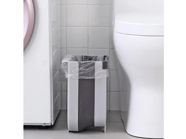 Fällbar soptunna / Hängande korg - För bioavfall 8L
