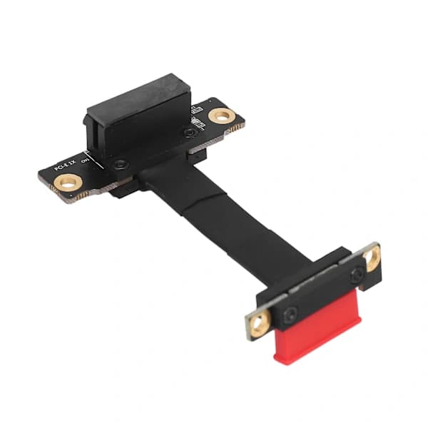 PCIe X1 Riser Cable Dual 90 Degree Right Angle PCIe 3.0 X1 To X1 Extension Cable 8 Gbps PCI Express