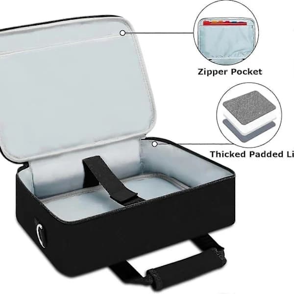 Projector Bag Carry Bag Large Capacity Portable Outdoor with Handle Travel Case