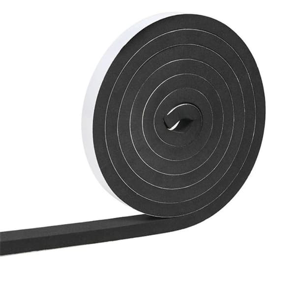 Selvklæbende tætningstape 20 mm (B) x 10 mm (D) / 5 m (L) til døre