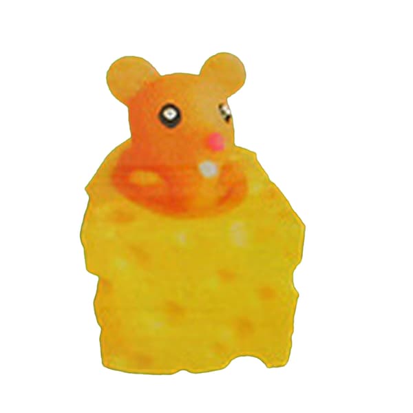 Squeeze Toy Stress Relief Decompression Cute Animal Squeeze Cup for Work Learning Cheese Mouse