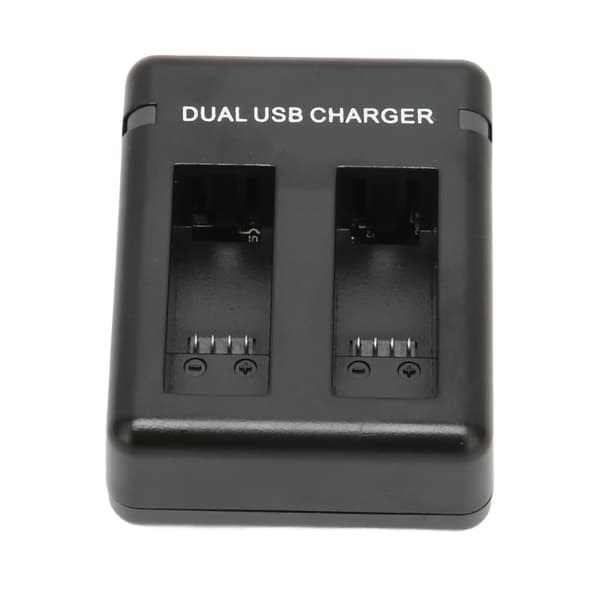 Dobbel batterilader for kamera Multifunksjonell rask USB-batterilader for AHDBT‑501 601 701 801