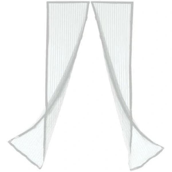 Insect net door 100x220 insect protection white magnet mosquito net White[co]