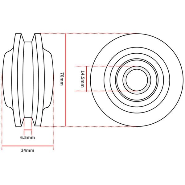 Barn Door Wheels, Hanging Rail, Door Modification Hardware, Rail, Barn Door, Hanging Wheels, Accessories
