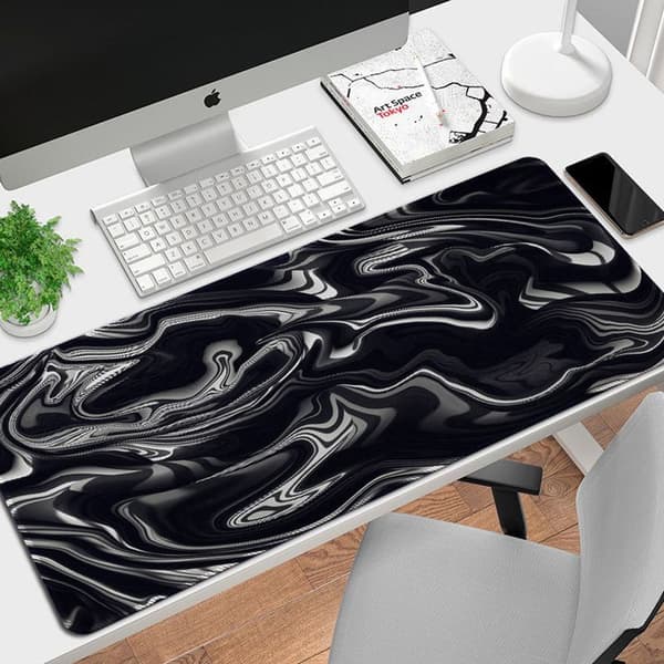 40*90*0,3 cm Mouse Pad Extension Gaming Mouse Pad Keyboard Style3