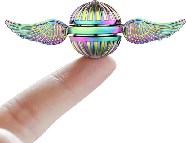 (Regnbue) Fidget Håndspinner til børn og voksne, sensorisk magisk kugle
