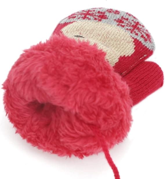 Vinterhansker for barn, votter, tegneseriedesign, tykke DXGHC