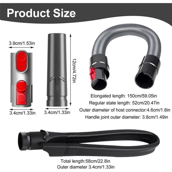 Vacuum Cleaner Accessories V7 V10 V11 V15, Vacuum Cleaner Hose Crevice Tool Adapters