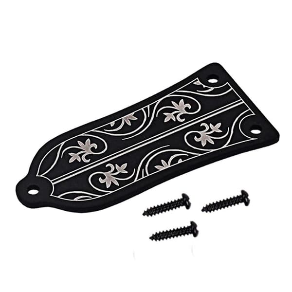 Guitar Truss Rod Cover Gr34 Truss Rod Form Case Til Elguitar Les Paul Epiphone (sort)
