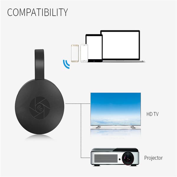 G2 Trådløs Hjemmeskjerm Anycast Telefon HDMI Push Treasure Mirascr