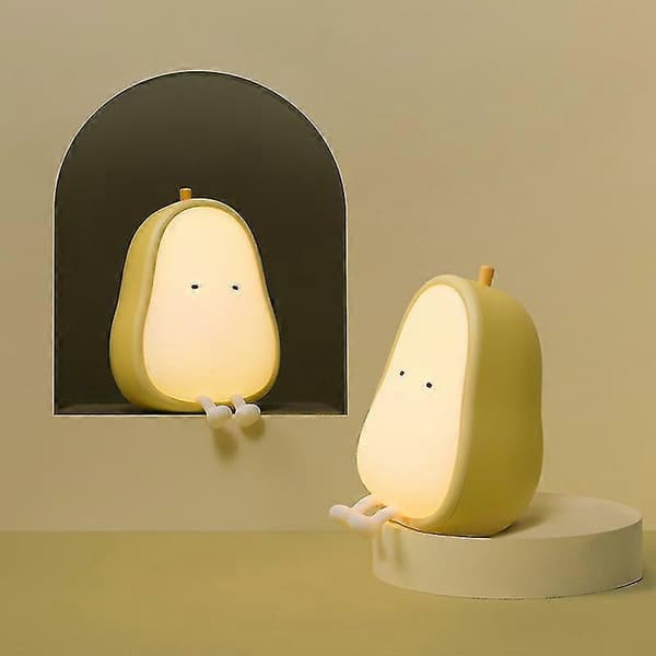 1 pc LED night light for children, 3 colors dimmable sound control touch control night light baby USB rechargeable lamp