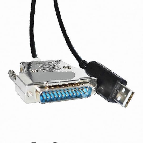 USB til DB25-adapter hann RS232 seriell kabel 1,8 m for kompatibilitet med eldre utstyr
