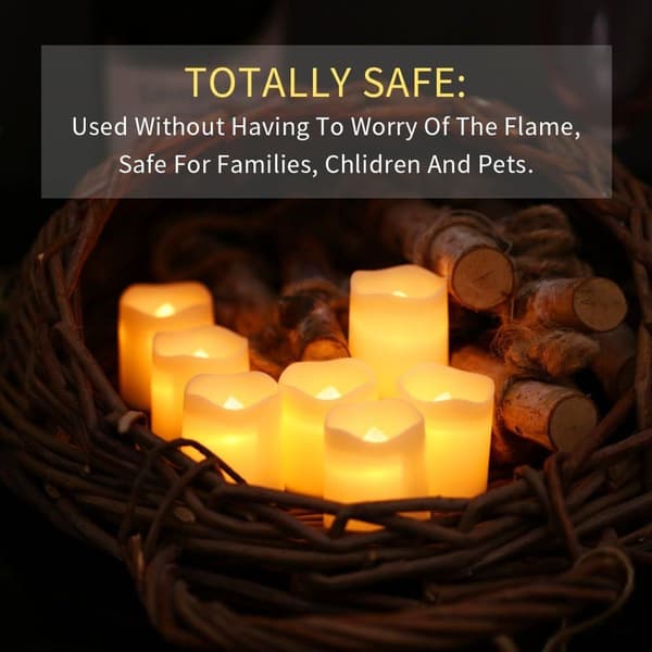 Flameless Votive Candles: High Quality, Easy to Use