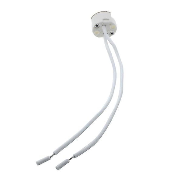 15 stk. hvit MR16 GU5.3 keramisk sokkel LED-lampeholder