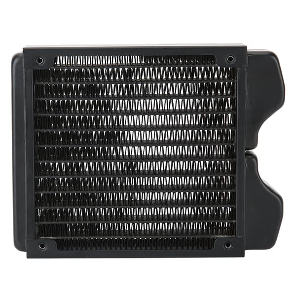 Gevind 12-rørs køleplade vandkølingsradiator til computer / skønhedsinstrument 120mm