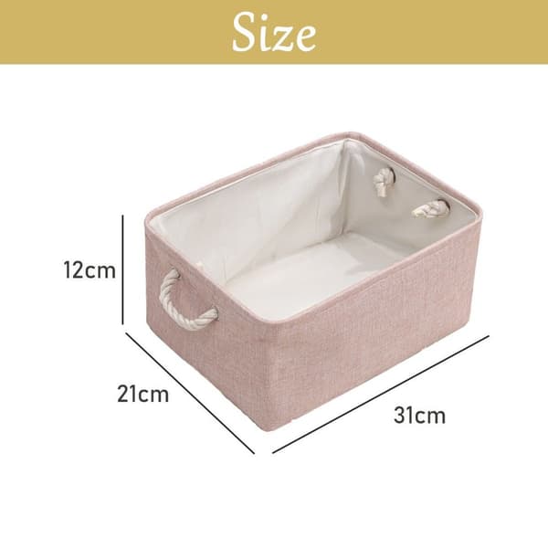 Storage Baskets - Decorative Baskets, Storage Box, Cubes, Pink