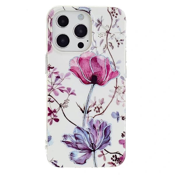 Elektroplateret Blødt TPU-cover til iPhone 15 Pro Max