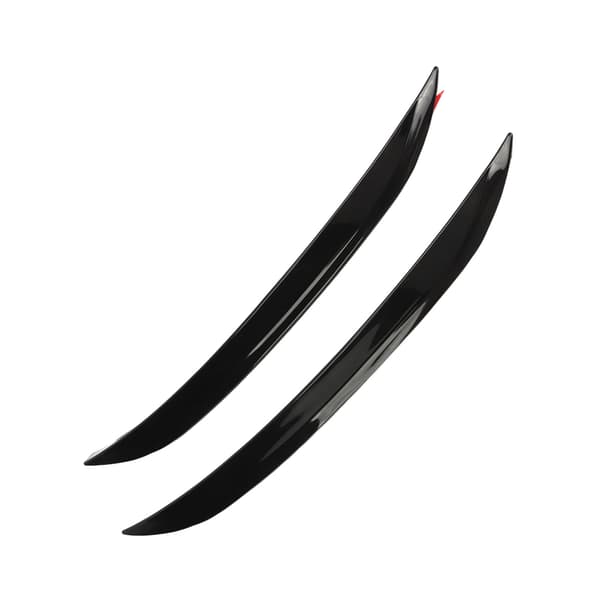 Bilskærm bue trim blank sort hjul øjenbryn strimmel beskyttelse flare støbning trim læber universel pasform til de fleste biler