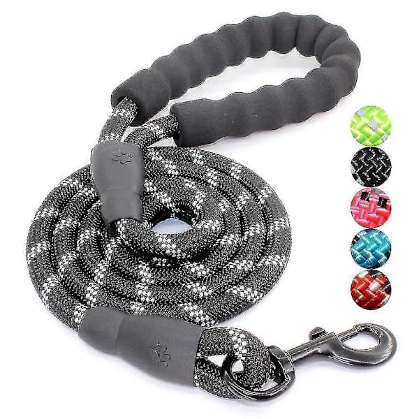 1.5m Strong Dog Leash with Comfortable Padded Handle and Highly Reflective Threads Dog Leash for Medium and Large Dogs [CO]