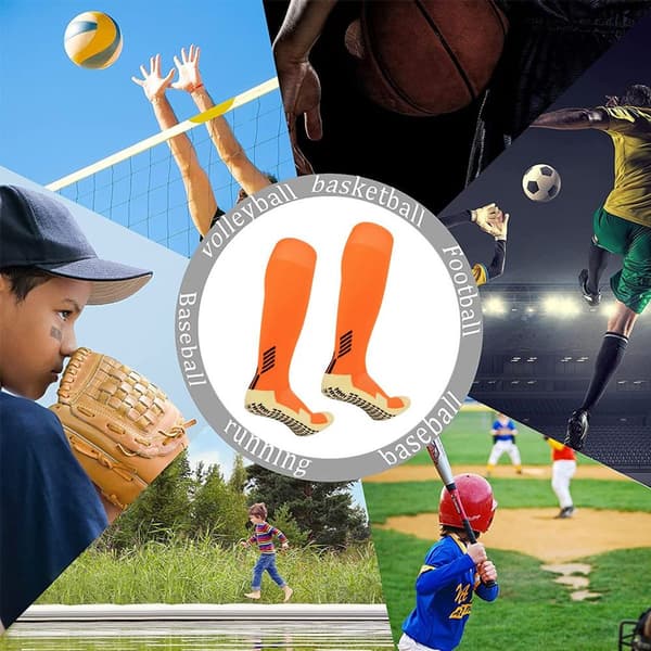 Fotballstrømper 3 par Sporty knestrømper Oransje KLB