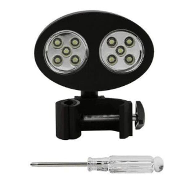 LED-grilllys, 360 graders roterbart grilllys, skrumontering KLB