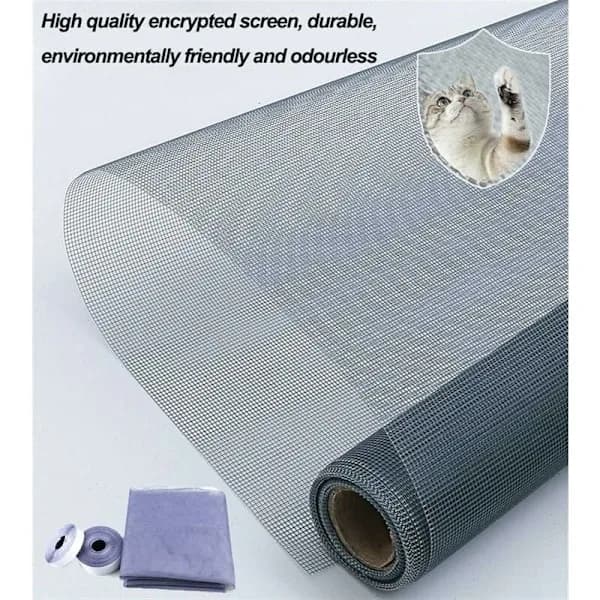 Cat net, self-adhesive mosquito net for windows, adjustable insect net, transparent net for cat, mosquito net, mosquito net 130150c