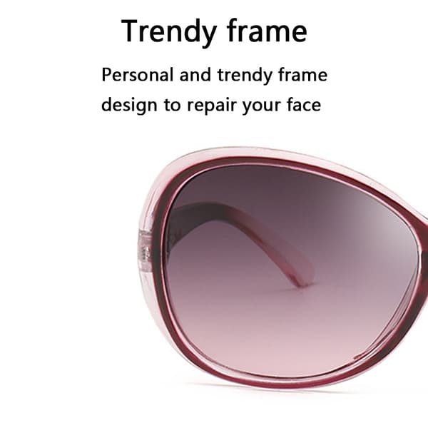 Retro Oversized Solbriller til Kvinder, Brede Designer Solbeskyttelse Ovale Elegante Briller