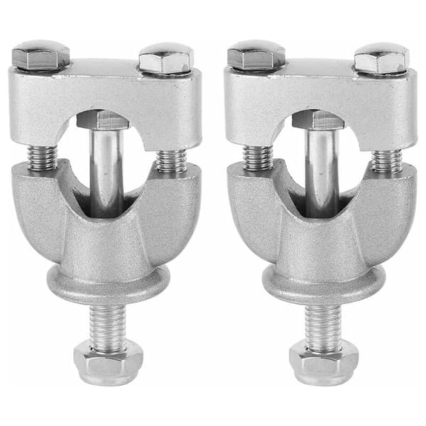 2 pcs Clamp Mount Riser, 7/8\" 22mm Clamp Motorcycle Handlebar Clamp Holder Mounting Bracket for Motorcycle Dirt Bike ATV Universal Clamp
