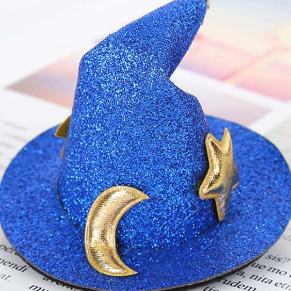 Mini-silinterihattu hiusklipsit Halloween-noitahattu hiusklipsit tyyli 3