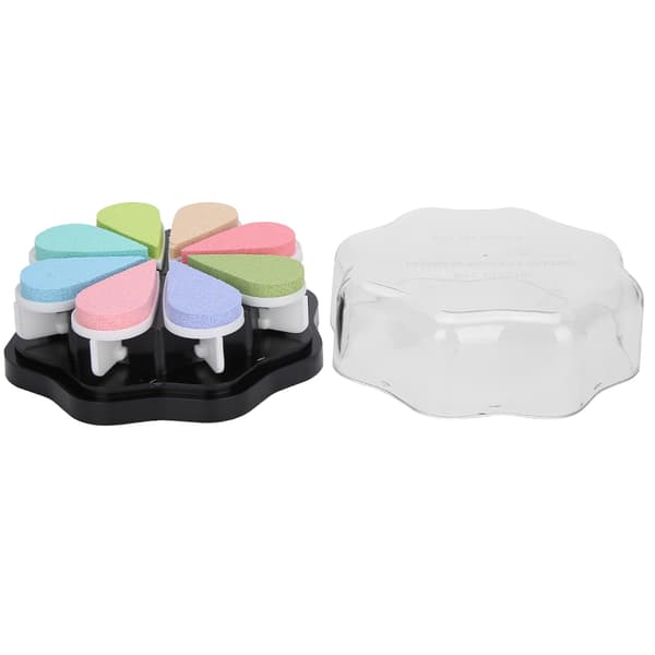 Ink Pad with 8 Colors, Water-Based DIY Stamp Pad with Strong Coverage for Plain Paper (1010 Easter Egg)