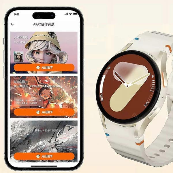 Watch 7 Smartwatch Amoled Smartklocka För Samsung