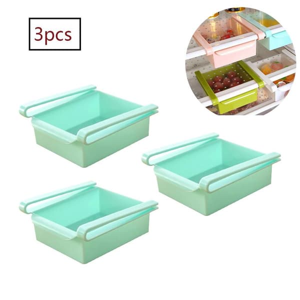 3-pack kylskåpslåda frysfack crisper hylla grönsaksförvaring KLB
