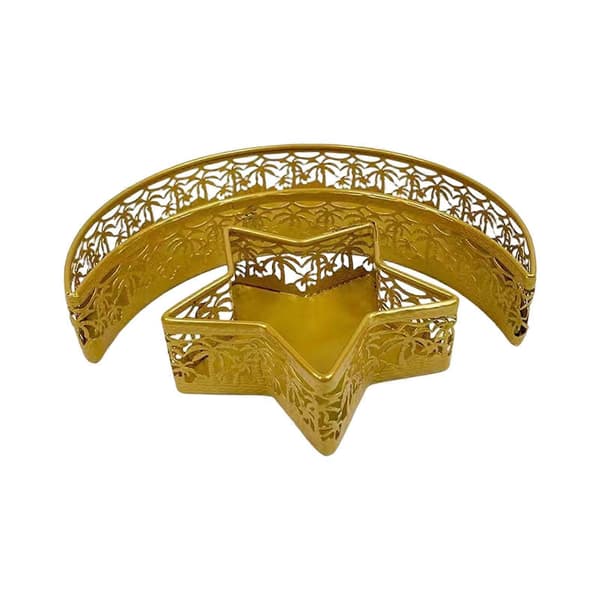 2x Ramadan Dessert Display Tray Matdisplay Tray Eid Mubarak Serveringsbrett for Desserter