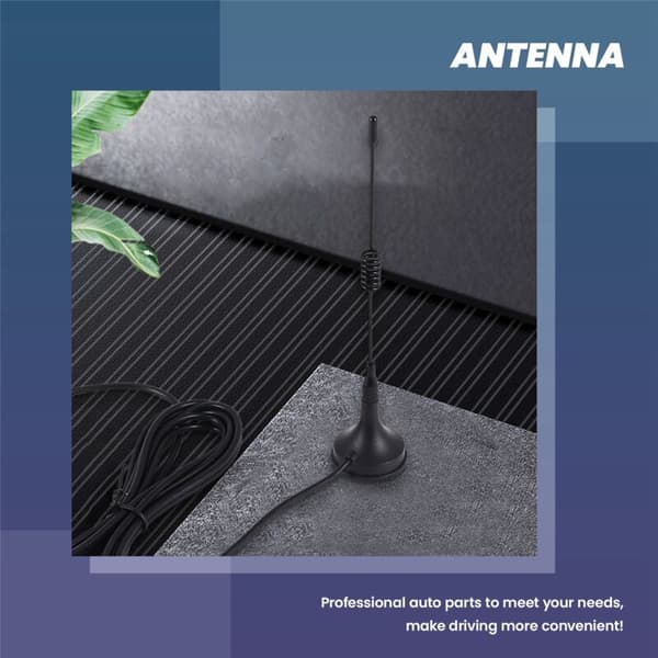 GSM Antenne 433 MHz 5 dBi med SMA Hanstik og Magnetisk Base til Amatørradio