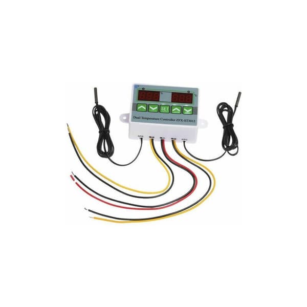 Digital temperaturregulator med dobbelt display, 220V / 1500W - 220V / 1500W