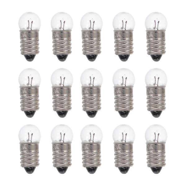 50 stk Små Glødelamper Elektrisk Eksperimentlampe Lommelyktlampe 1,5V