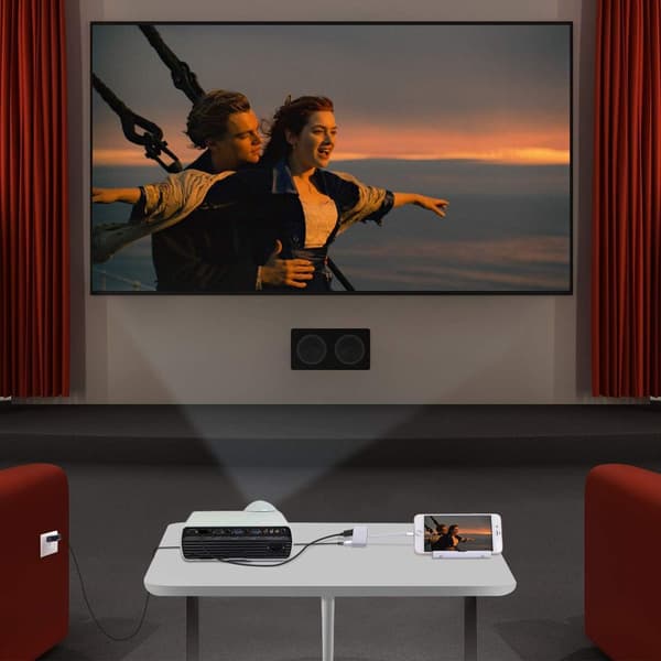 Digital Lightning til HDMI-adapter, med Lightning-opladningsport