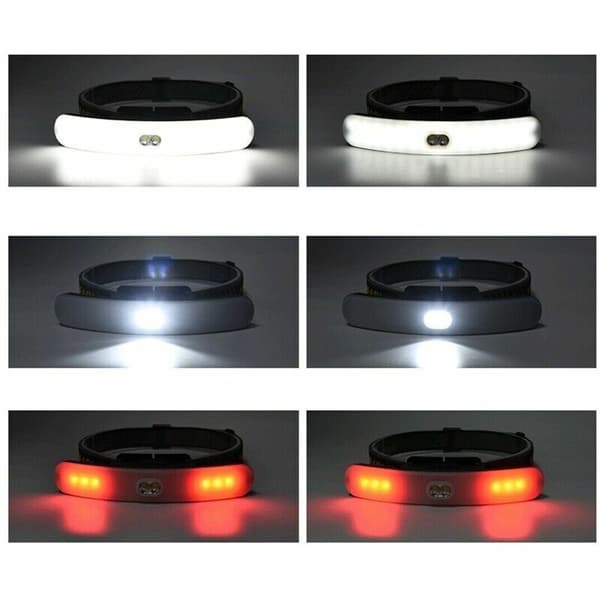 Headlamp COB Headlight Headlamp Light Jogging Cycling Sport Red Light USB KLB