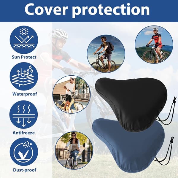 Pieces, Bicycle Saddle Cover, Waterproof Saddle Cover, Bicycle Saddle Protector, Rain Cover - Saddle Cover