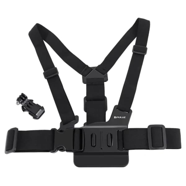 Brystsele / Brystmontering - Montering til GoPro - Alle modeller Sort Sort Svart