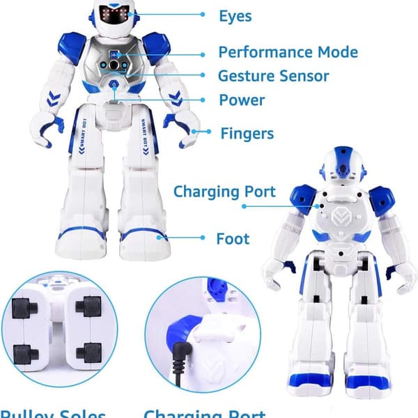 ETEPON Fjernkontrollrobot for barn Smart Programmerbar RC KLB