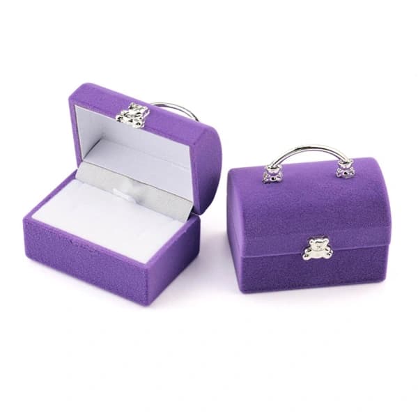 Smyckeskrin Ringbox RÖD Röd